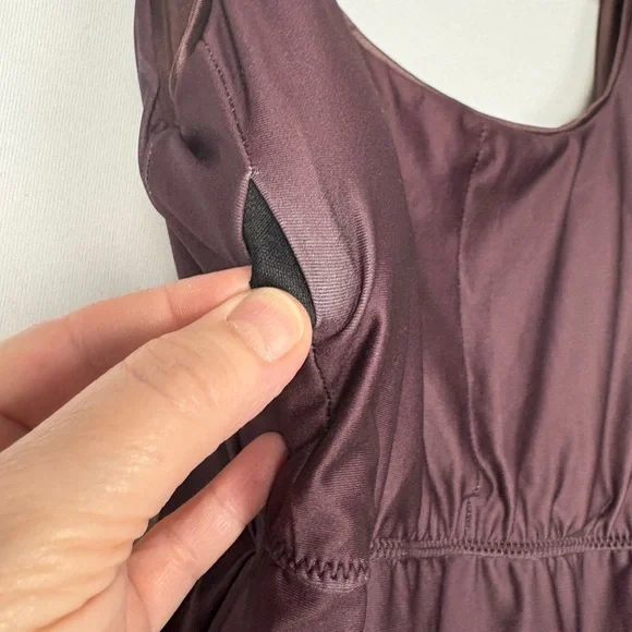 AGUA BENDITO | $255 Nicolette Bronzo 7335 Brown One Piece Swimsuit with Belt M - Picture 11 of 14